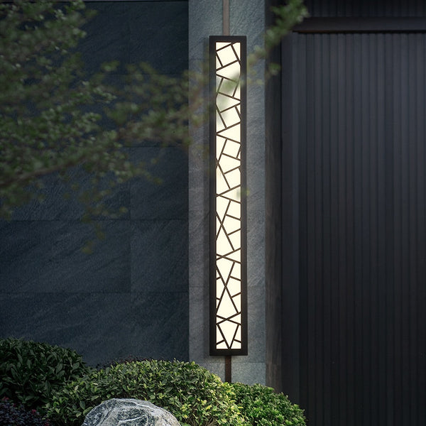 Lights of Scandinavia - Shatter - LED Outdoor Wall Light courtyard long Wall Light Modern IP65 Waterproof villa Porch Garden Wall Lamp exterior Wall LED sconces